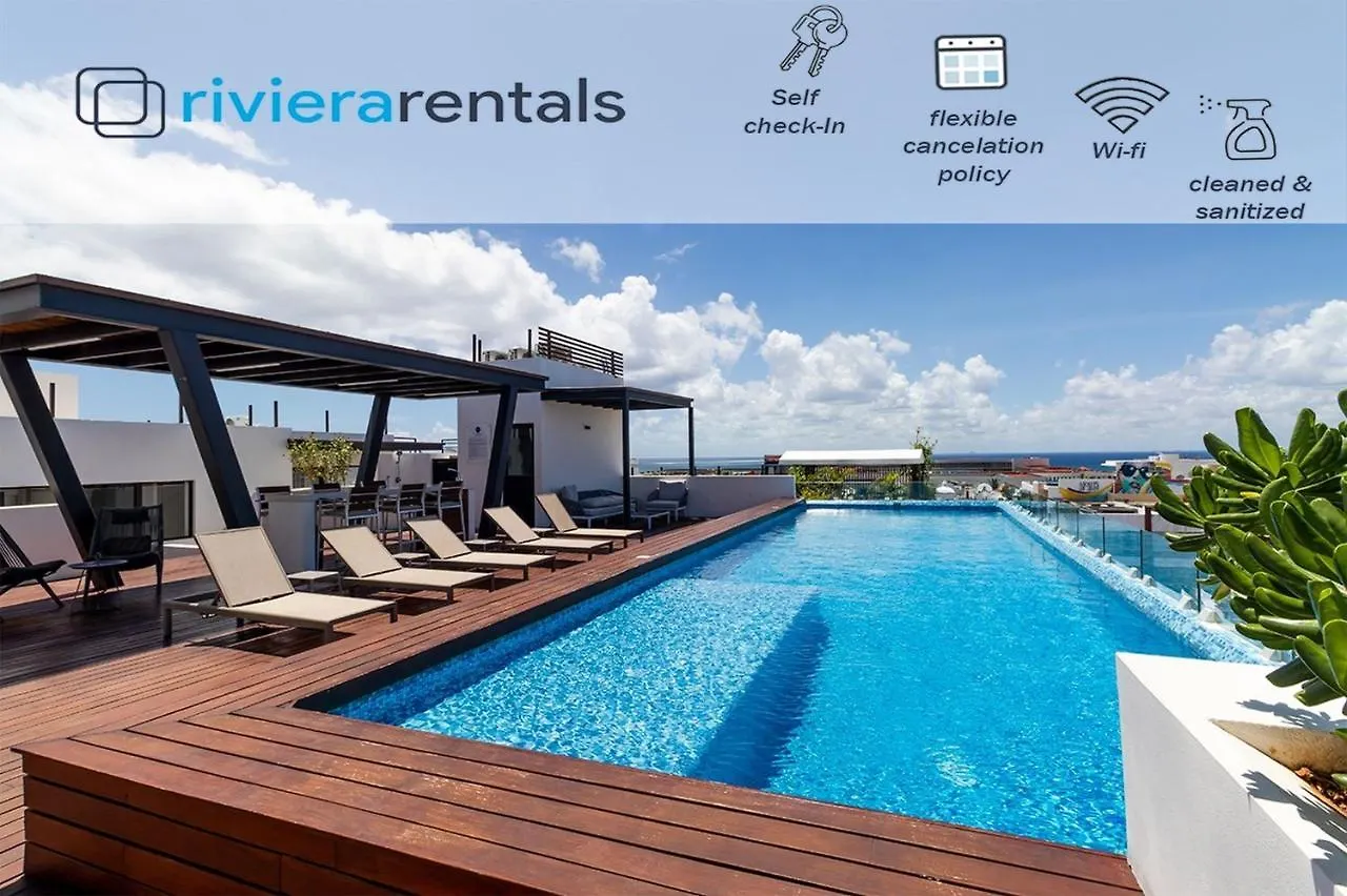 Luxurious And New 2 Bedroom Apartment With Private Jacuzzi Playa del Carmen